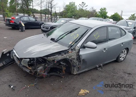 2010 Hyundai Elantra Gls from USA, damaged, VIN KMHDU4AD2AU129488